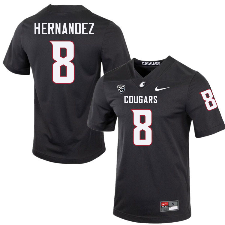 Carlos Hernandez WSU Cougars Jersey.Washington State Cougars #8 Carlos Hernandez Jersey Youth-Grey